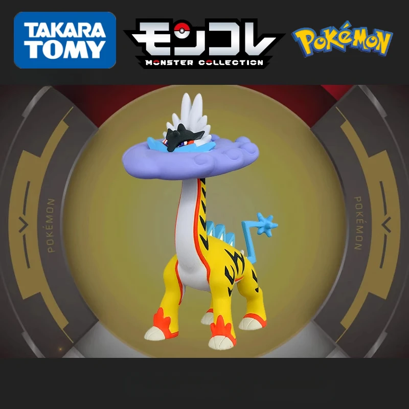 TAKARA TOMY-Figurines miniatures Pokémon Raging Bolt, Collection cancers, Modèle de jouet pour enfants, Ornements de paradoxe, Cadeau d'anniversaire