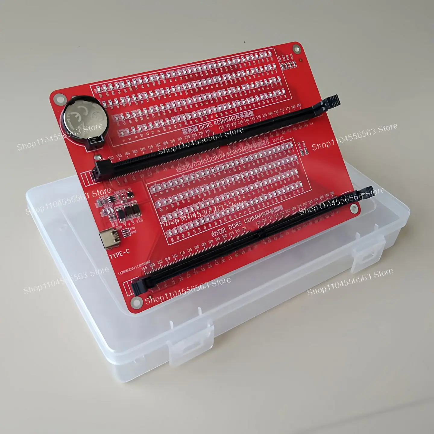Professional Desktop Memory Tester for DDR3 DDR4 DDR5 RAM Modules with LED Indicator for PC Fault Diagnosis