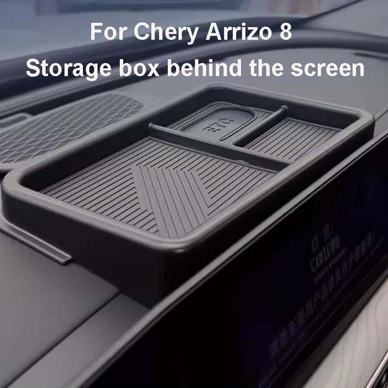 

Storage Box Behind Screen for Chery Arrizo 8 2023 2024 2025 Car Instrument Panel Partition Storage ABS Accessories