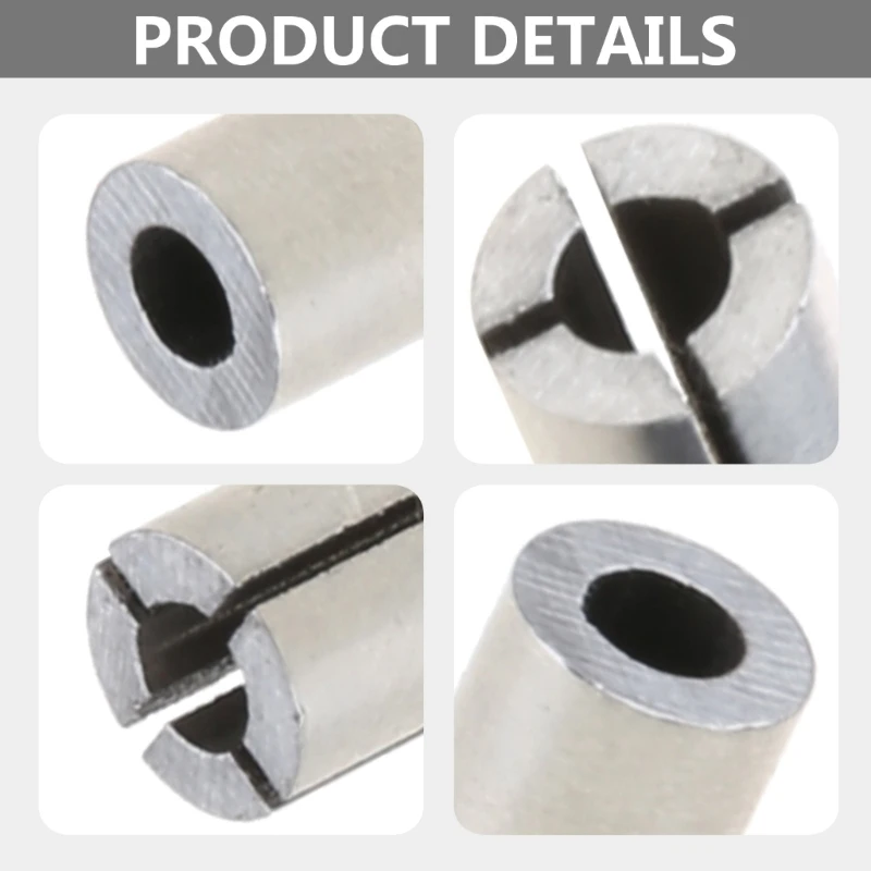 6 มม.ถึง 3.175 มม.1/8 'เหล็กแกะสลัก Router เครื่องมืออะแดปเตอร์สำหรับ COLLET Dropship