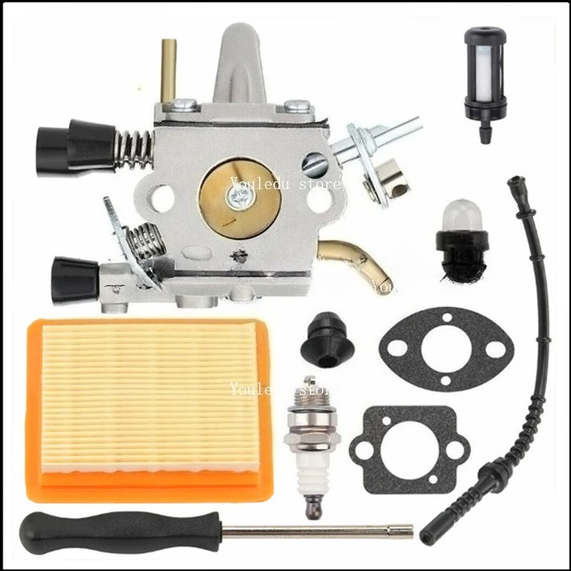

Apply To Lawn Mower FS120 FS120R FS300 BT120C BT121 Carburetor, Air Filter YouTube Accessories