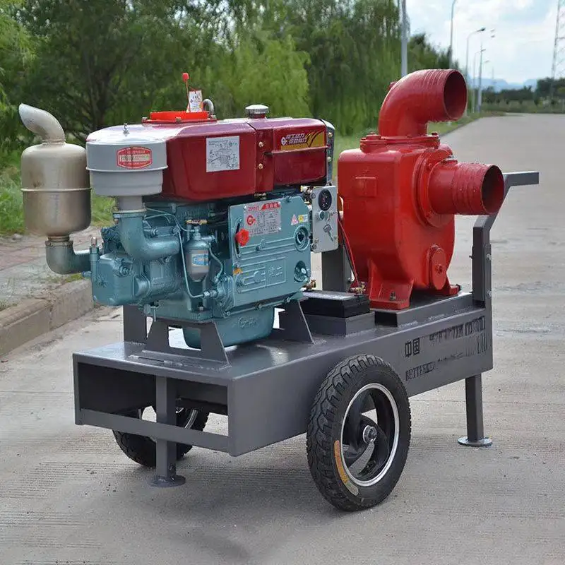 6 Inch NS Centrifugal Water Pump With 18HP Diesel Engine For Large Volume Irrigation And Water Transfer