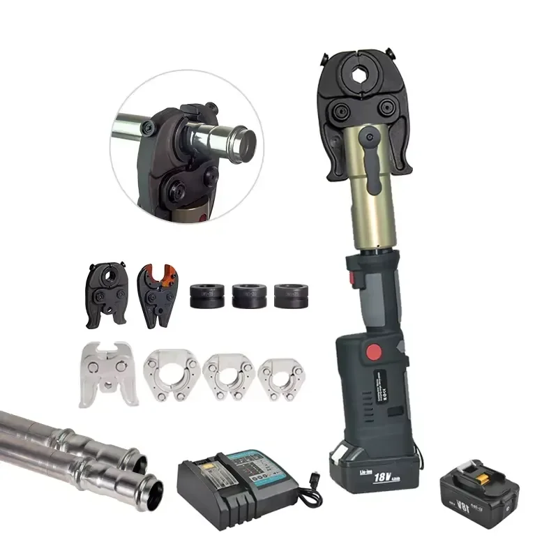 Battery Electric Hydraulic Tool 3 in 1 GES-1550 Pipe Plumbing Press Tools for Cable and Pipe Plumbing Press Fitting Tool