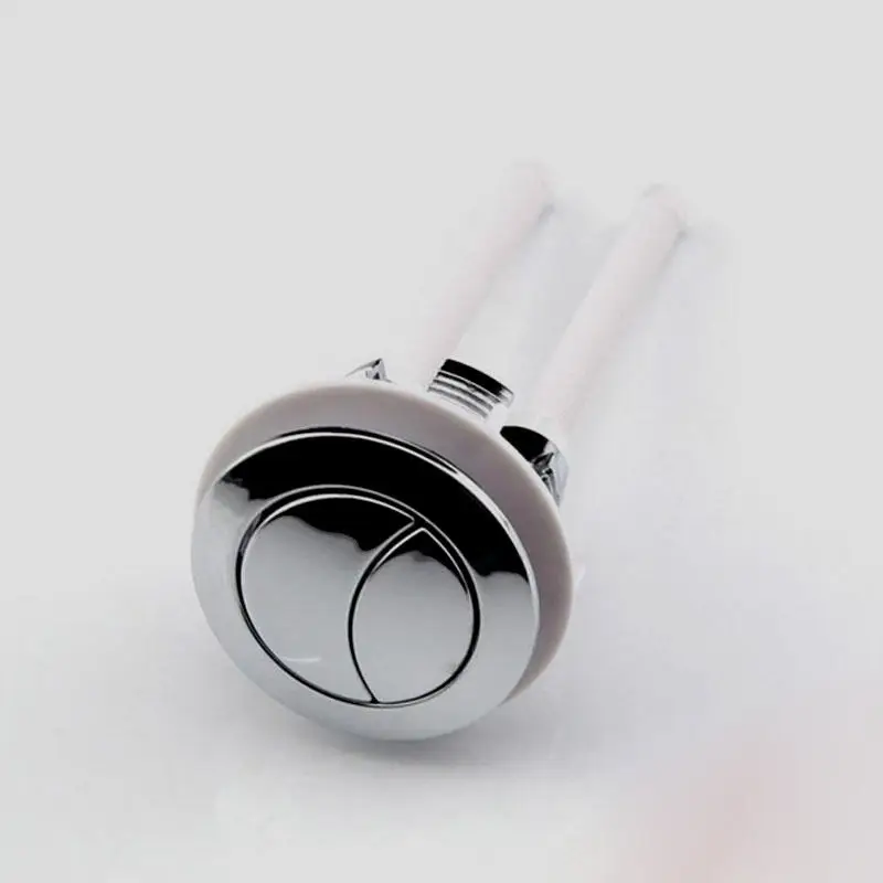 Toilet  Push Button Toilet Superior 38/48/58mm Dual Push Button Flush Toilet Water Tank Double Crescent Shape 2 Rods