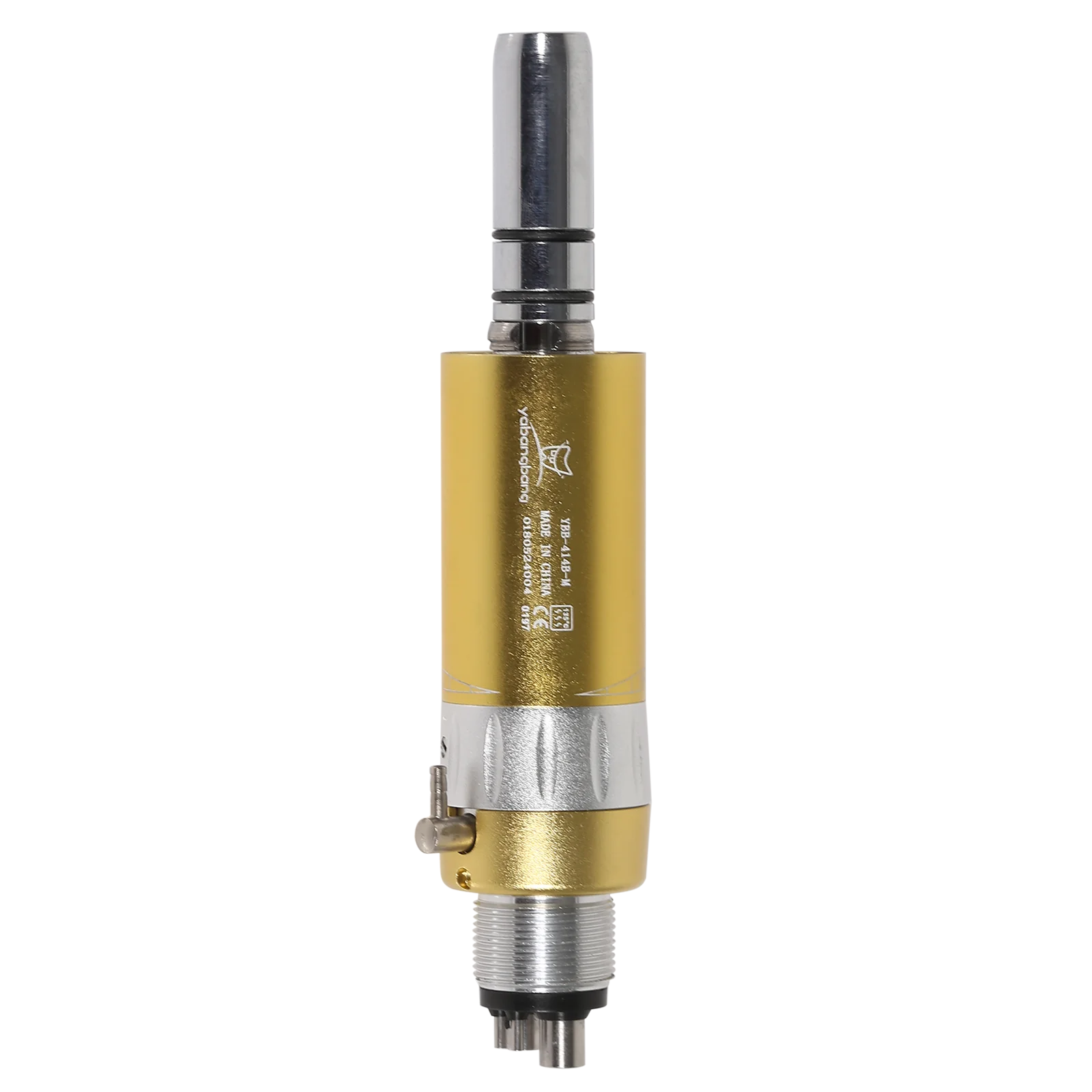 

den tal Медленный низкоскоростной пневматический двигатель E-типа Микромотор с 4 отверстиями, подходит для N-S-K EP (золотой)