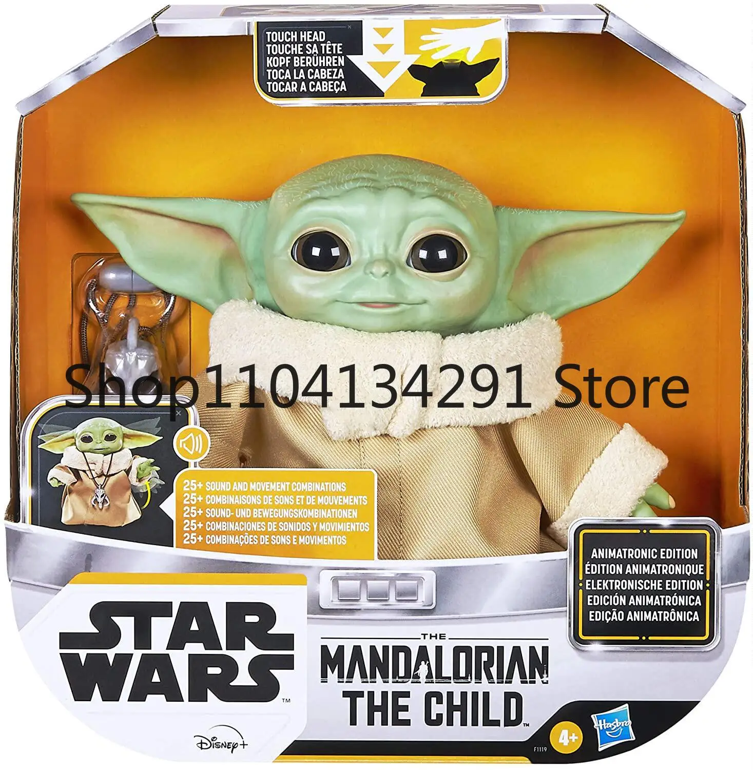 

Original Hasbro Baby Yoda Talking Star Wars The Mandalorian Electric Baby Yoda Figurine - Toy, Model, Collectible, Birthday Gift