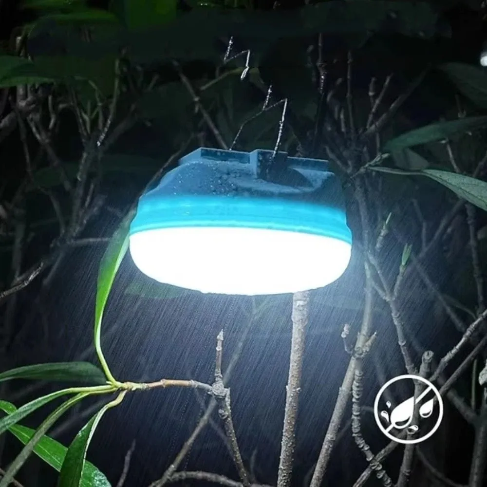 

3 Lighting Modes Solar Powered LED Camping Light Quick Hook Emergency Use Solar Bread Light Portable Handheld Magnet Adsorption