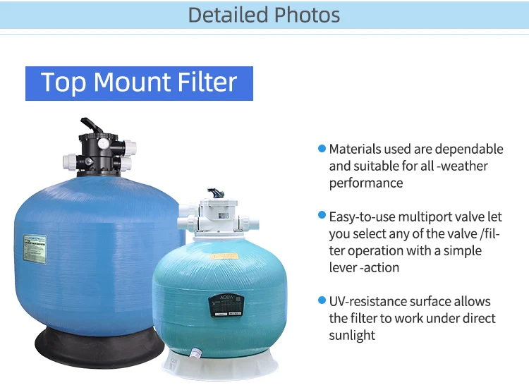 Fabrikversorgung Schwimmbadfiltersystem Sandfilter