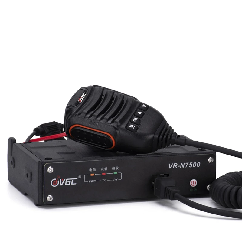 VR-N7500 Dual Band Transceiver Mobile Radio Station VHF 136-174 UHF 400-470MHz Amateur Radio Walkie Talkie 50W Bluetooth Radio