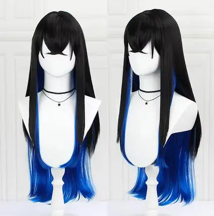 Hashibira Inosuke Women Long Wig Demon Slayer kimetsu no yaiba Tanjirou Zenitsu Inosuke Cosplay Wigs Men Women Long Hair