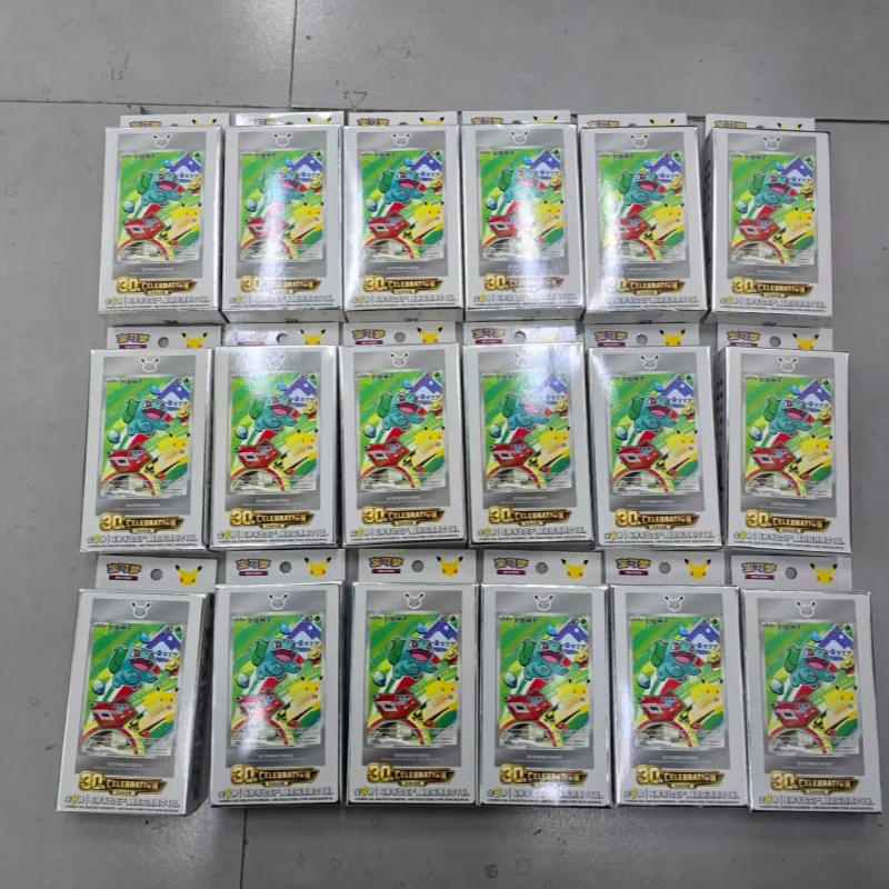 

Оригинальный набор карт Pokemon PTCG: Специальный иллюстрированный набор карт-флеш-карточек к 30-летию, китайская версия