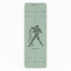Aquarius TPE yoga mat non-slip, environmentally friendly fitness mat, professional exercise mat, home Pilates
