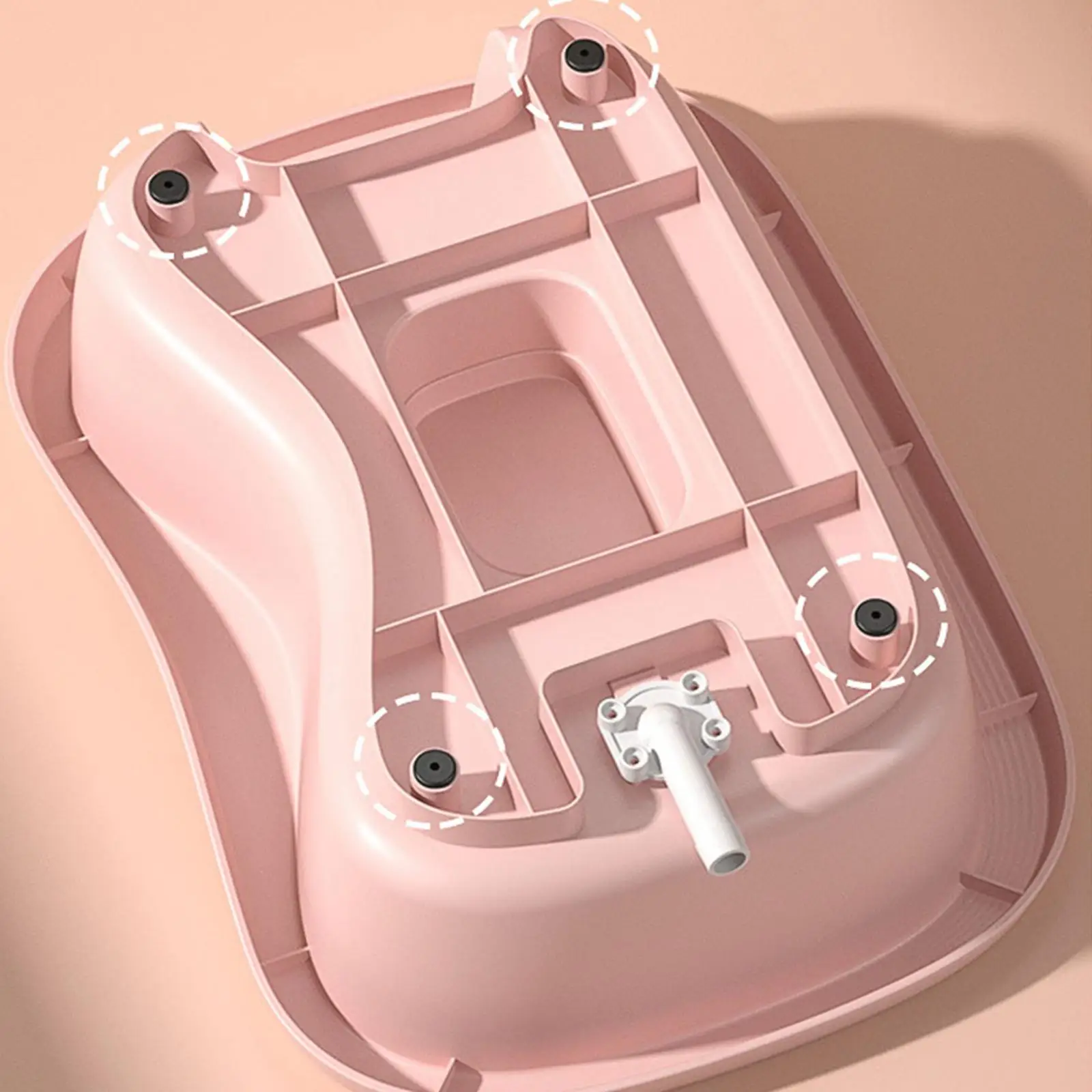 أحواض شامبو بجانب السرير، وسادة EVA للحساسة لدرجة الحرارة من السيليكون للاستحمام