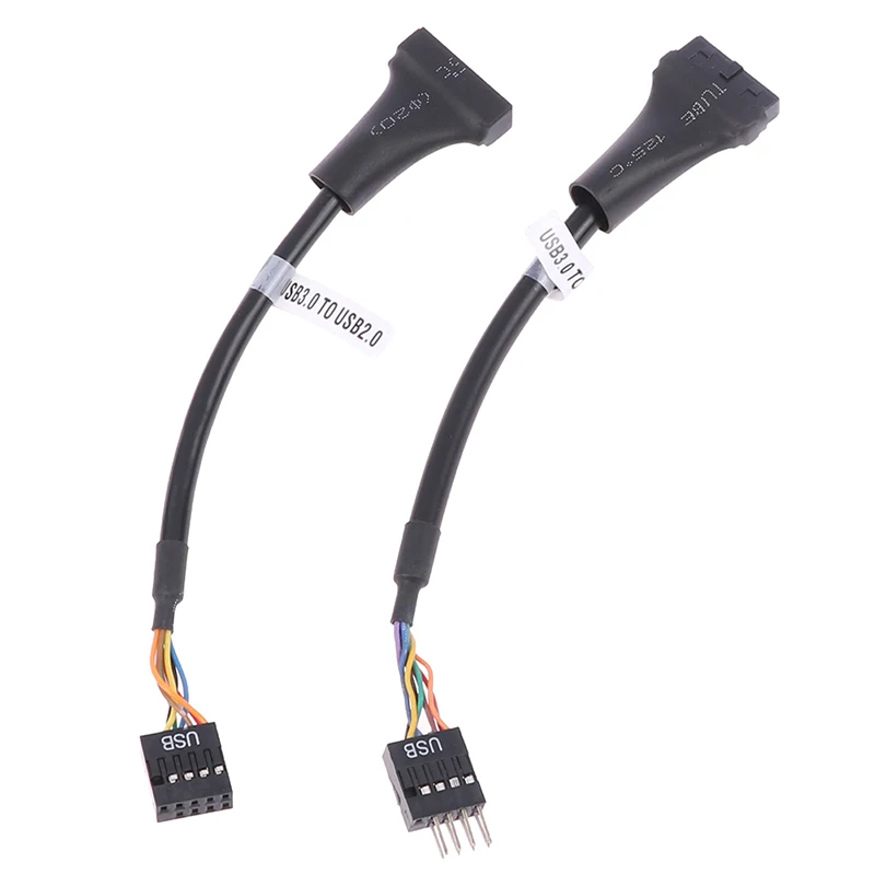 Motherboard Internal USB 2.0 9pin To USB 3.0 20pin Adapter Cable,Mainboard USB 3.0 20 Pin Header To USB 2.0 9 Pin Bridge Cable