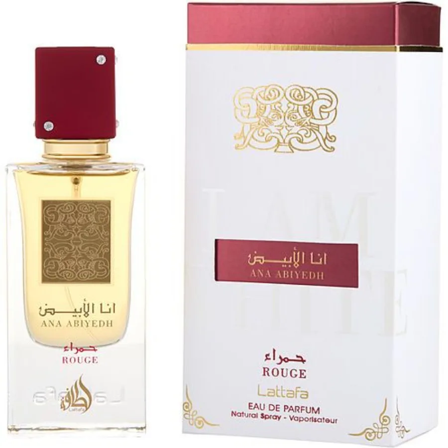 

LATTAFA ANA ABIYEDH ROUGE by Lattafa EAU DE PARFUM SPRAY 2 OZ
