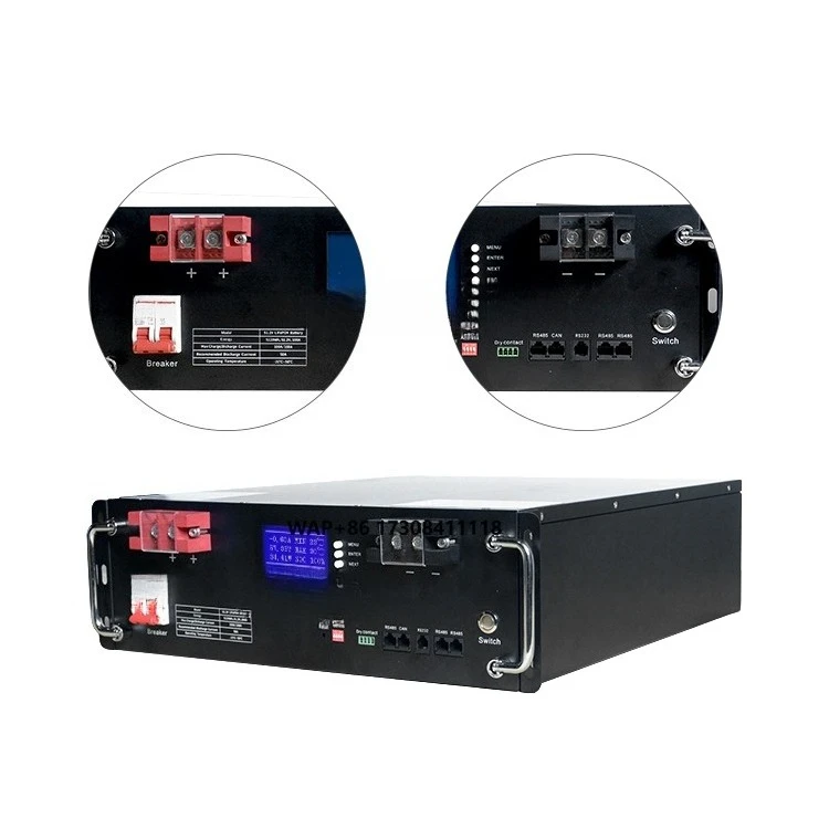 5KWh 10KWh 15kwh 24V 48V 51.2V 100Ah 200ah 300ah Deep Cycle Server Rack Mount Lifepo4 Battery Pack for Home Solar Storage