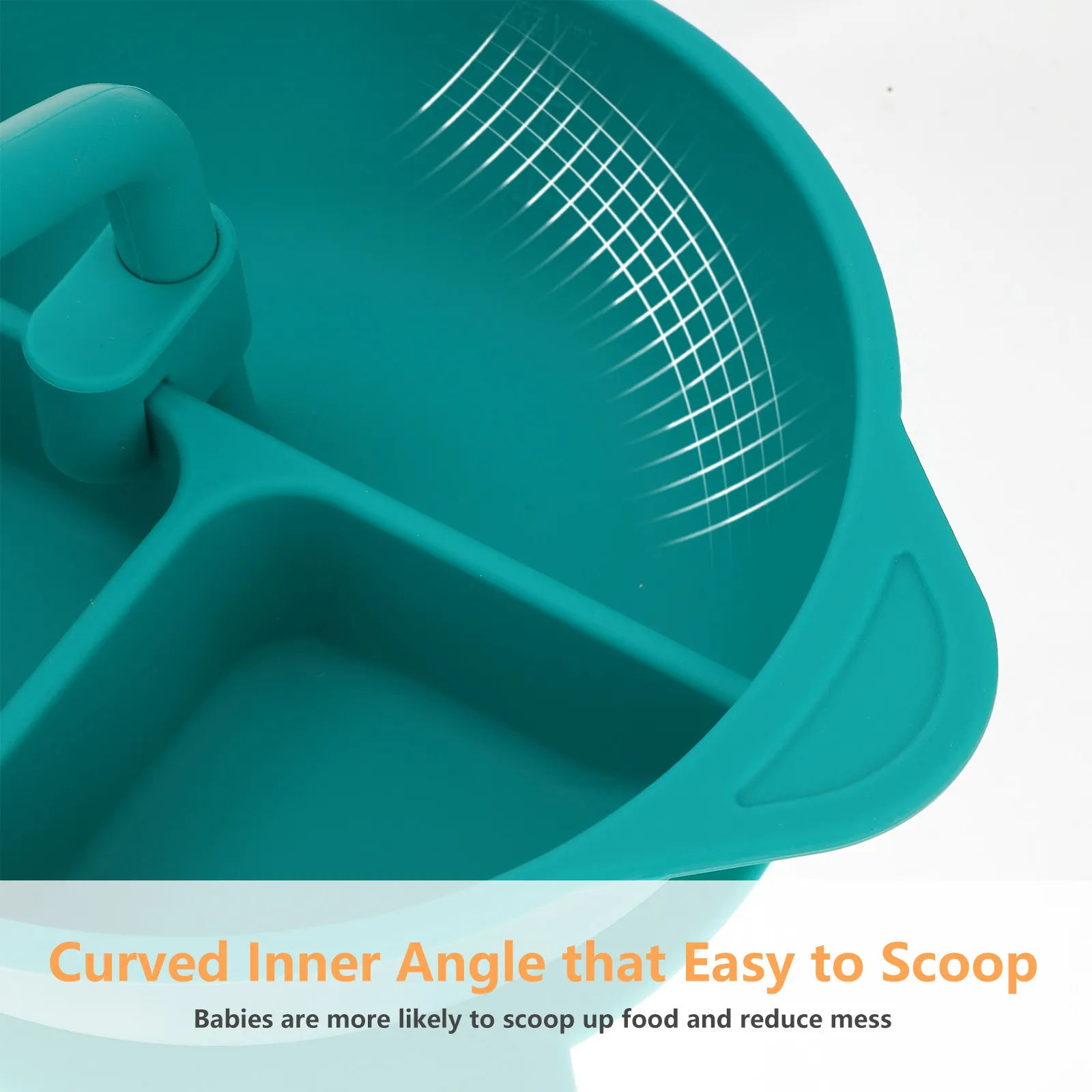 

1Pcs Anti-Slip Silicone Bowl for Kids Suction Dessert Storage Dish Bpa-Free Easy-Clean Baby Feeding Bowl Non-Slip
