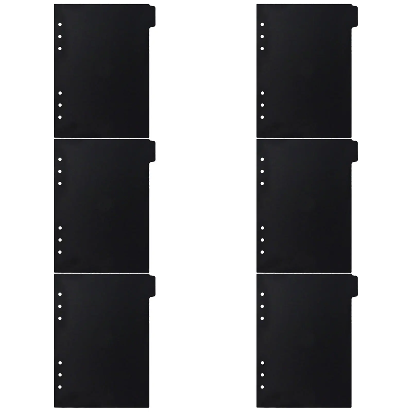 

6Pcs A5 Notebook Dividers Heavy Duty PP Page Dividers for Binders Notepads Journals Bright Colored Index Tab Separators