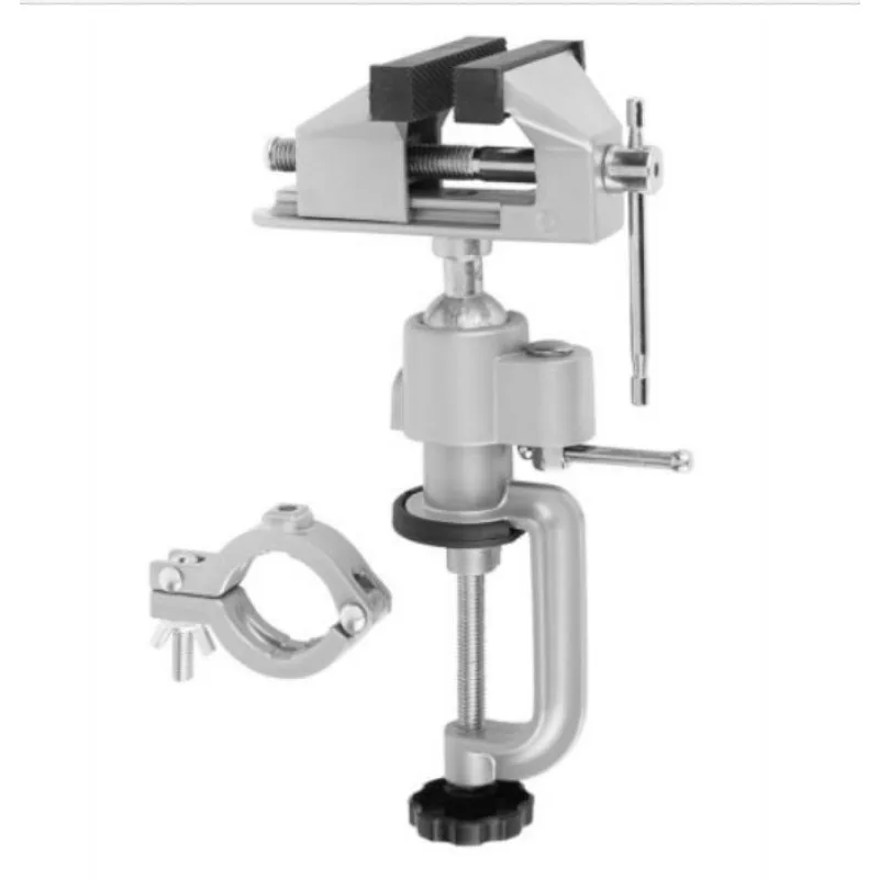 Universal Rotatable Bench Vise Stand, Fixed Clamp Holder for Electric Drill Grinder, DIY Workbench Support Vise Bracket