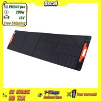 Oscal PM200Pro Foldable Solar Panel 200W Peak Power23% High Conversion EfficiencyIP67 Waterproof Outdoor Camping Solar Panel