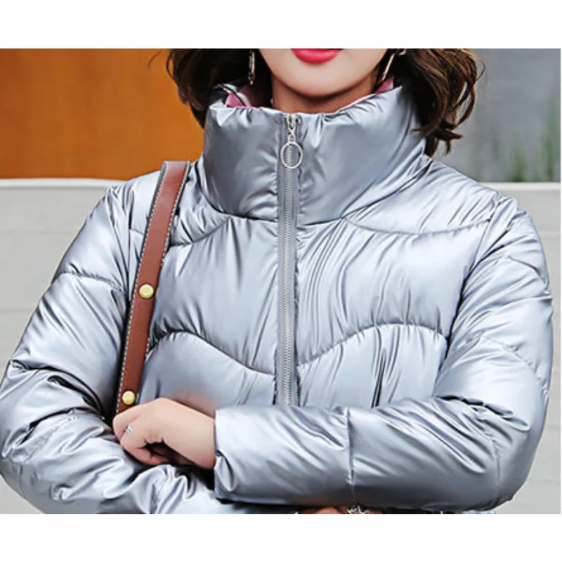 2023 New Winter Women Down Cotton Coat Jacket  Female Wash Away Brightening Face  Parkas Loose Outwear Short-Length Overcoat