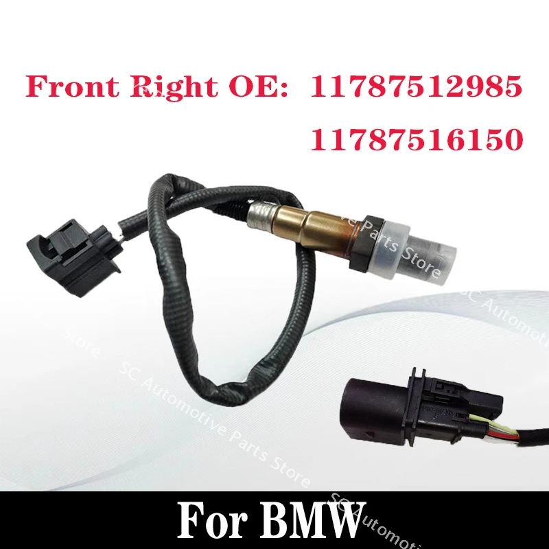 

SC For BMW E87 E90 N46 X3 E85 E87 E65 E66 E91 120i Front Right Oxygen Sensor Sensing Lines Auto Parts 11787512985 11787516150