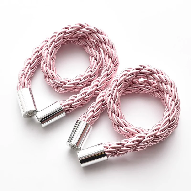 2pcs Curtain Strap Thick Rope Magnetic Buckle Rope Accessories Decorative Magnet Curtain Buckle Rope Multi-Color Optional image 4