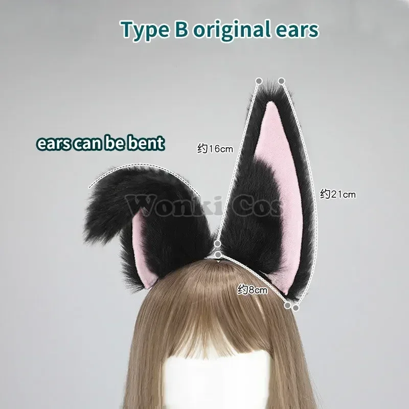 コスプレ用の耳付きヘッドギア,コスプレ用の柔らかいぬいぐるみ,スメル,ゲームアクセサリー,高品質