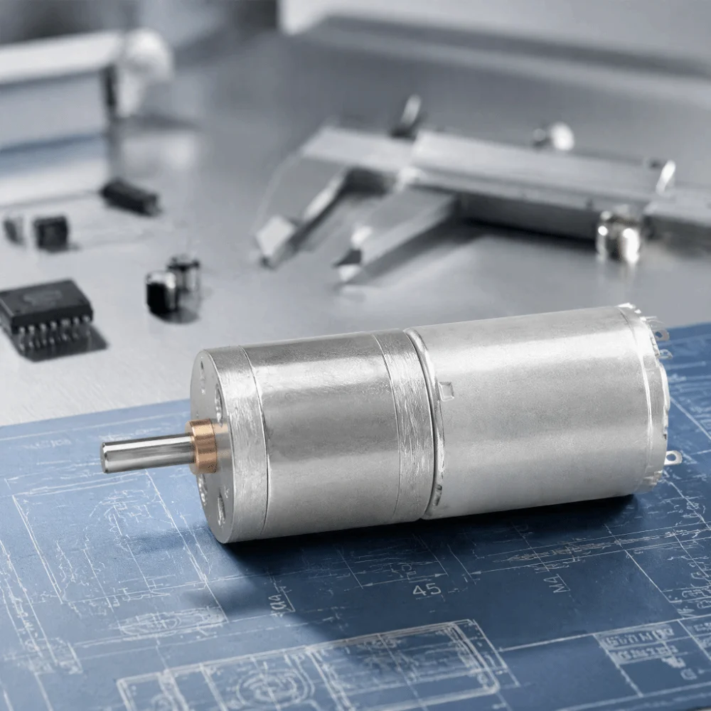 12V DC Metal Gear Motor 10RPM-1000RPM Low Speed Geared Motor 3.5W Centric Output Shaft Micro Speed Reduction Motor