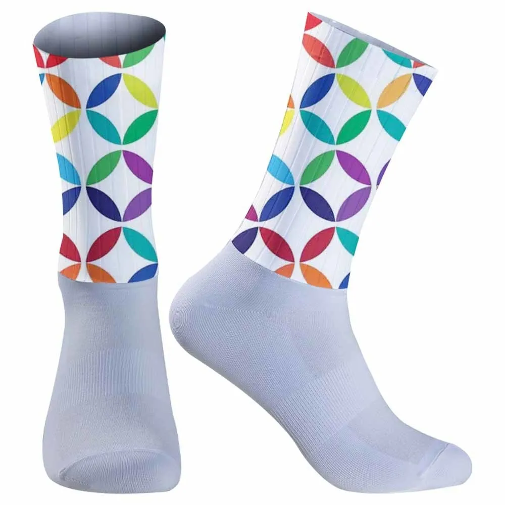 Sports cycling socks Colourful Athletic Socks Sport Socks New Mens Womens Cycling Socks Running Socks