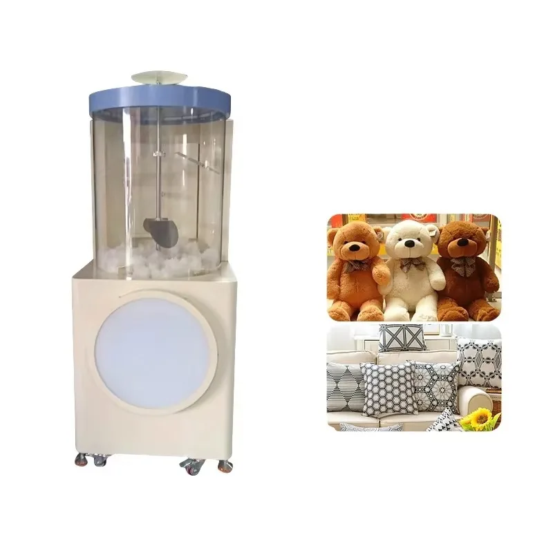 Automatic Commercial DIY Plush Toy Filling Machine New Condition Pillow Teddy Bear Fiber Fiber Infilling Motor Core