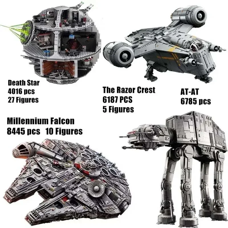 

Falcon Ship Building Blocks Bricks Toys Compatible 75192 05132 Christmas Birthday GiftsIn stock