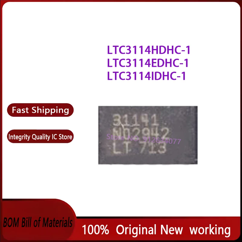 1pcs/lot  LTC3114EDHC-1#TRPBF LTC3114IDHC-1 LTC3114HDHC-1 DFN-16 31141