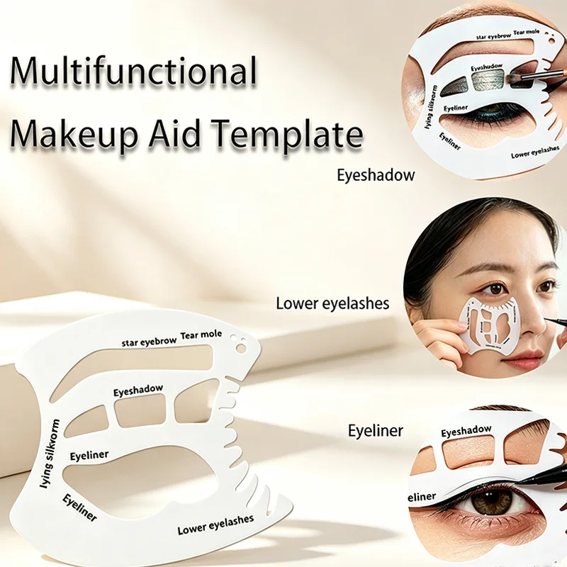 Lazy Eye Makeup Stencils Quick Eyebrow Eyeliner Makeup Helper Eyeliner Stencil Templates Eyes Shaping Eye Shadow Makeup Tools