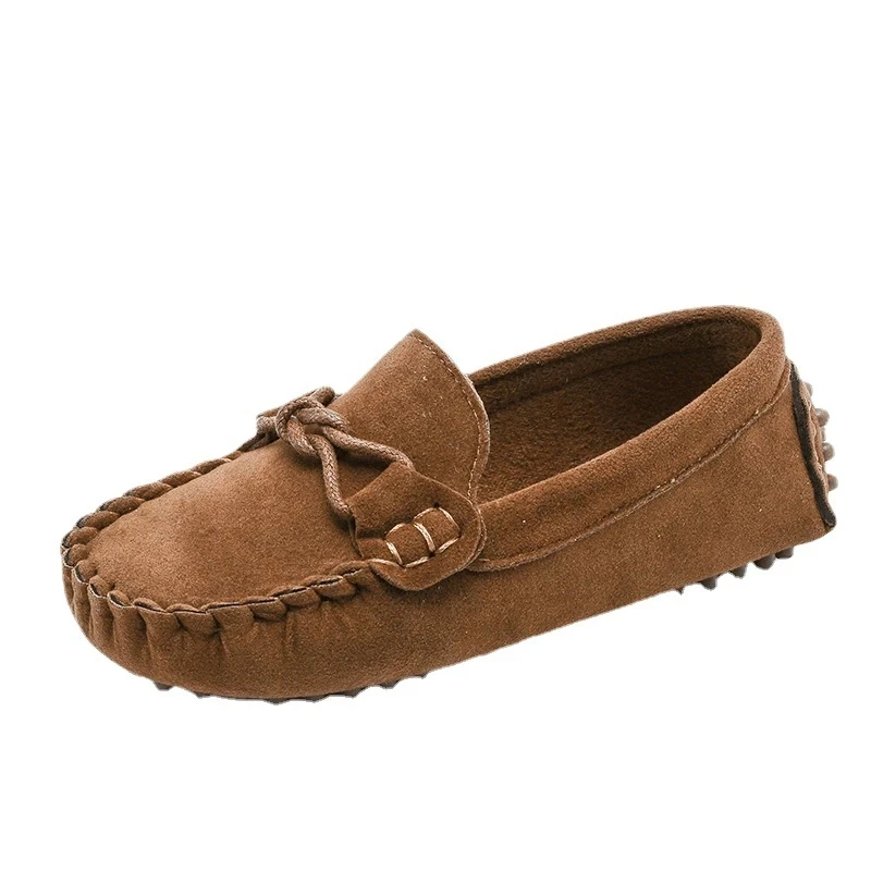 2023 Spring Autumn Children Shoes Boys Loafers Girls Moccasins Slip-on Shoes Flat Sneakers Kids Flat Casual Shoes Size 21-35