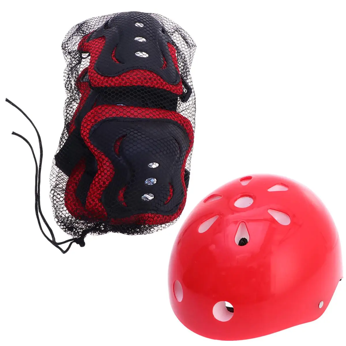 s Skateboard Protective Gear Set Kids Cycling Knee Elbow Pads Sports Safety Equipment Outdoor Activity Guard