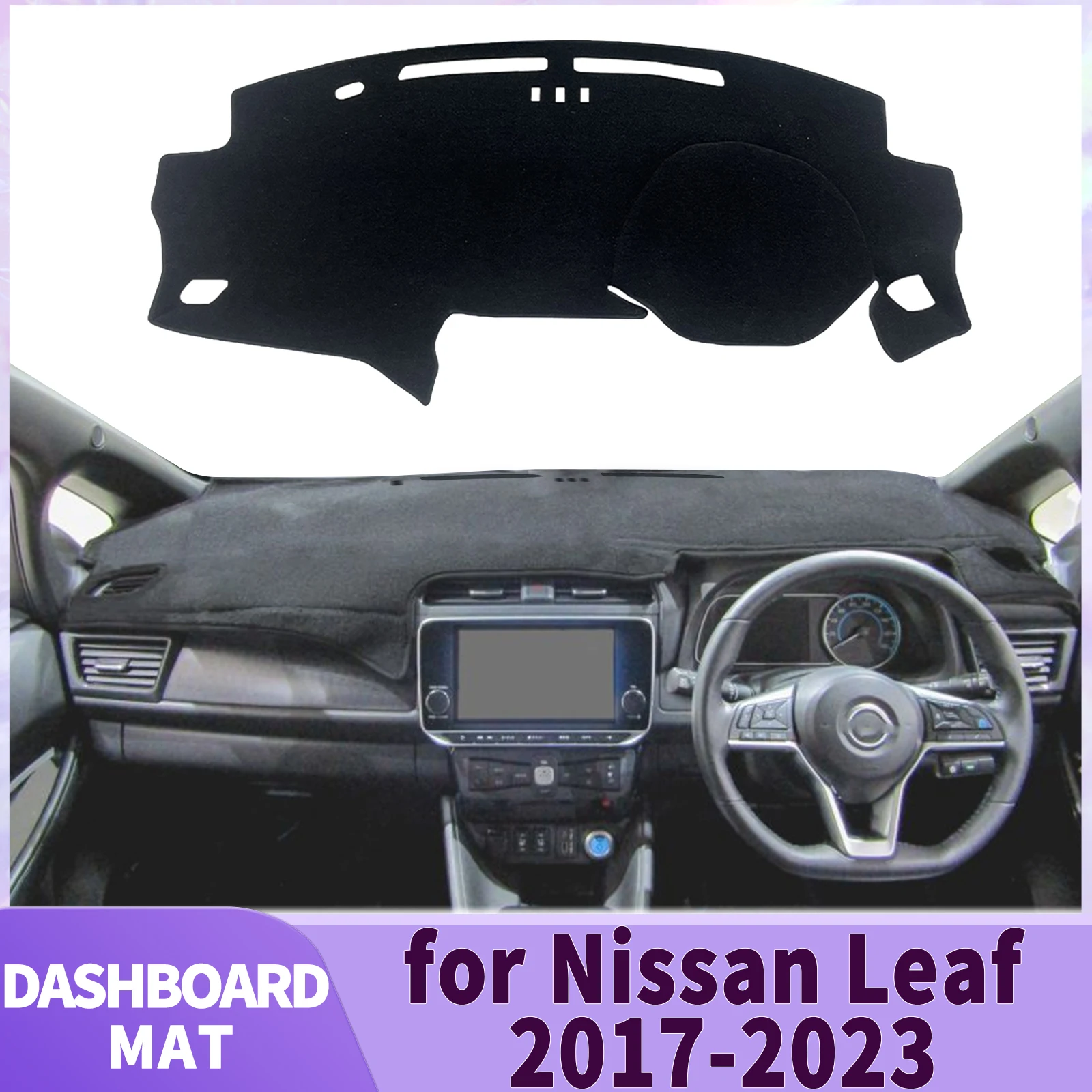

fit for Nissan Leaf 2017 2018 2019 2020 2021-2023 EV Accessories Dashmat Dashboard Cover Pad DashMat Sunshade Protective Carpet