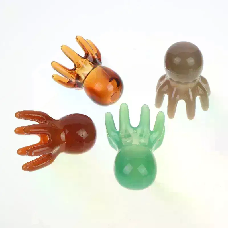 /JCS/Resin Octopus Massage Comb Head Meridian Scraping Scalp Massager SPA Gua Sha Massage Comb Fatigue Relief Massag 2Pcs