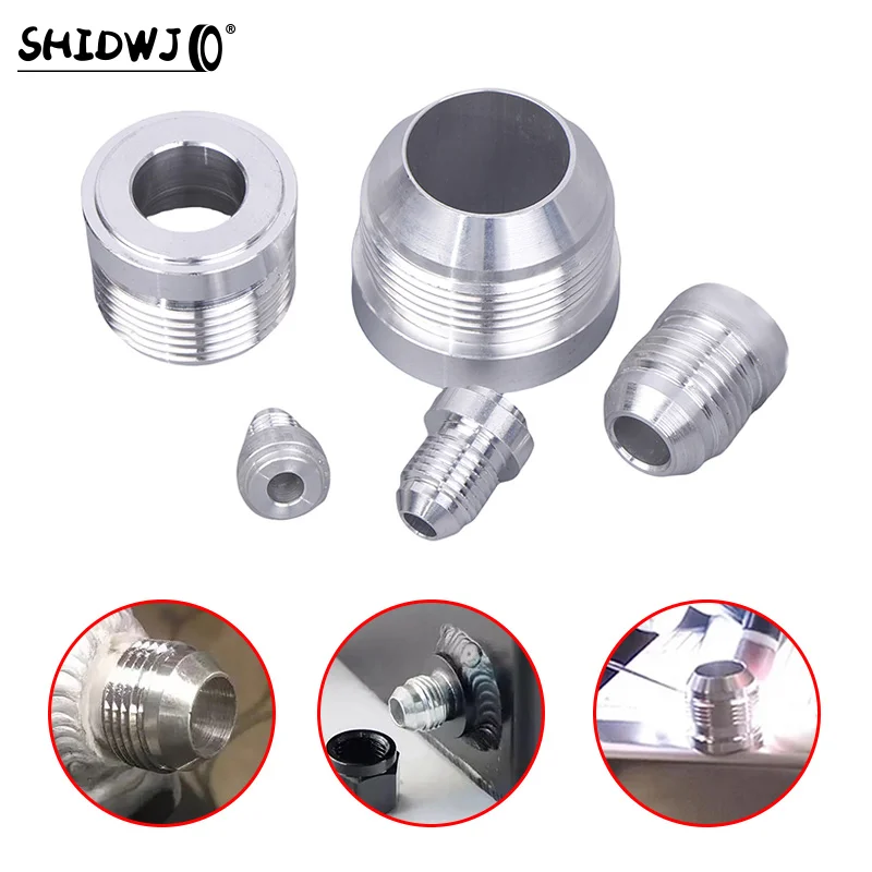 

Соединительный штуцер для шланга с зазубринами AN3, AN4, AN6, AN8, AN10, AN12, AN16, AN20, прямой переходник из алюминиевого сплава с наружной резьбой