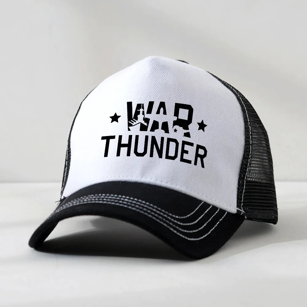 War Thunder Game Baseball Cap Men Women Outdoor Sun Cap Unisex Style Summer cool Mesh Soft Breathable Hats Casquette