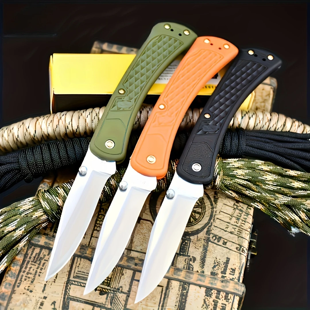 Multi-purpose Knife, 440C Blade Hunting EDC Folding Knife, Camping Barbecue Survival Portable Knife, Sharp Utility Fruit Knife