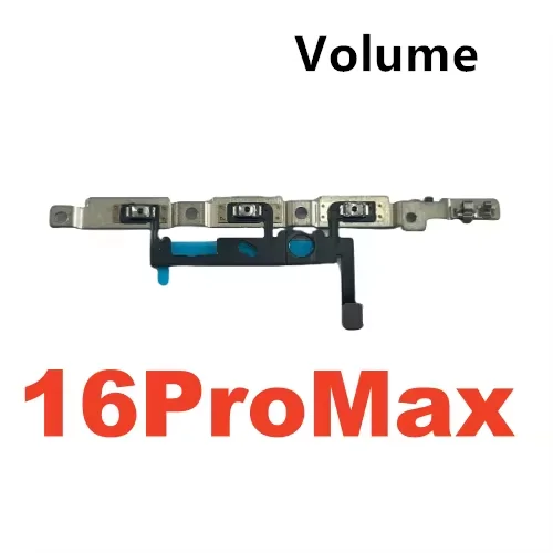 1pcs Power Volume Flex Cable for iPhone 16 Plus 15 Pro Max Ribbon Tape Side Button Distance Ambient Fix Parts