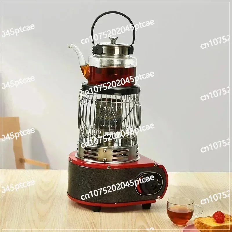 Outdoor Camping High Efficiency Heating Stove Gas Stove Portable Propyl Butane Heater Burner  For Winter Ice Fishing Hiking