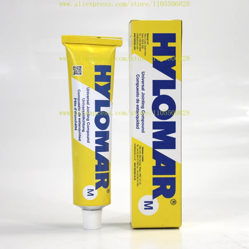 UK hylomar m sea roman non-curing sealant magnetic probe magnetic conductivity easy removal glue - blue 80g