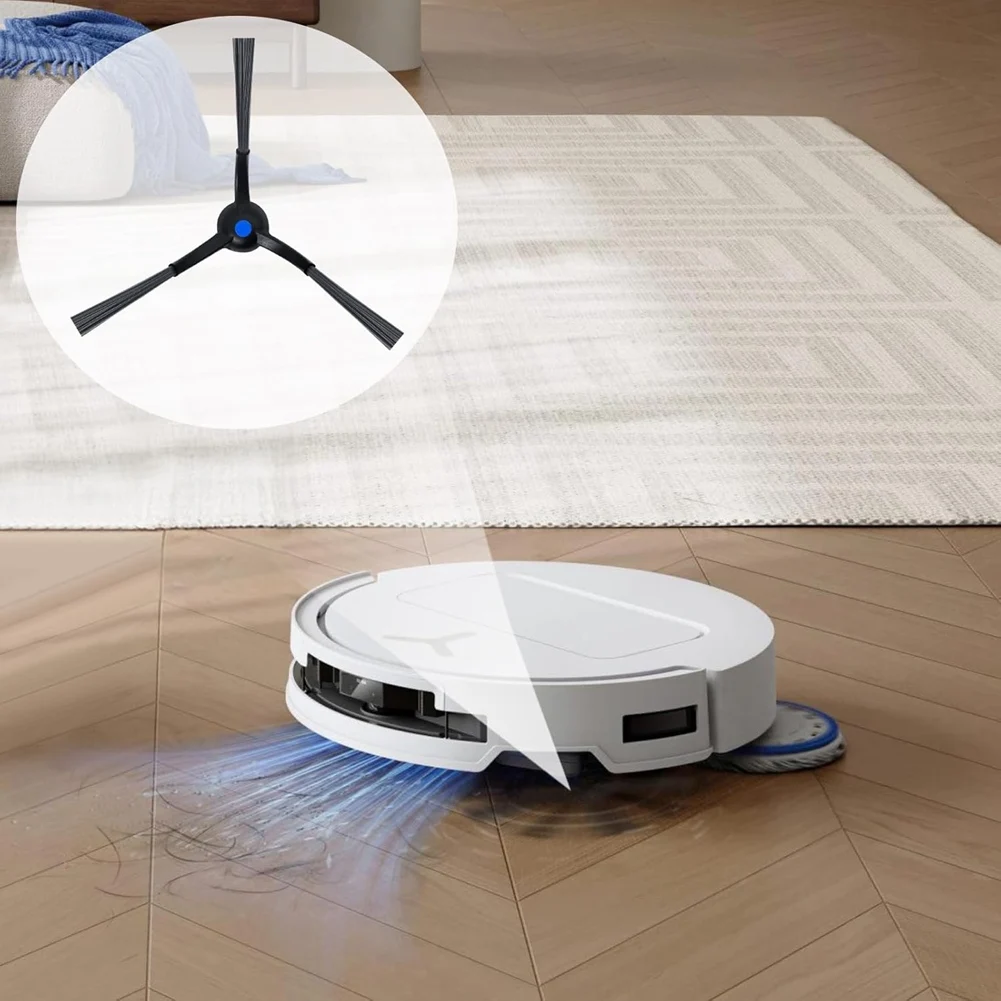 فرشاة جانبية A88X لأجزاء المكنسة الكهربائية Ecovacs Deebot T50 Pro Omni/T50 Max PRO OMNI/T50 Omni/X8 PRO OMNI/X8 Omni