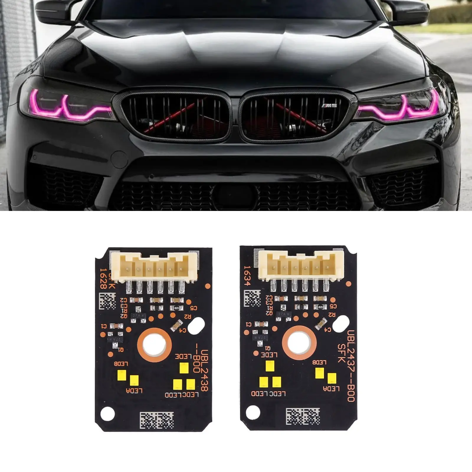 Module LED Feu De Jour Gauche – Compatible BMW Série 5 G30 G31 – Référence OEM 7214939 – Éclairage Blanc Froid Puissant Et Fiable