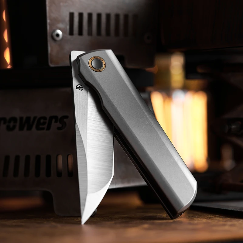 BOUNTAIN QRIGINAL STUDIO Titanium Chop 3rd generation outdoor camping portable pocketknife m390 high hardness sharp powder steel