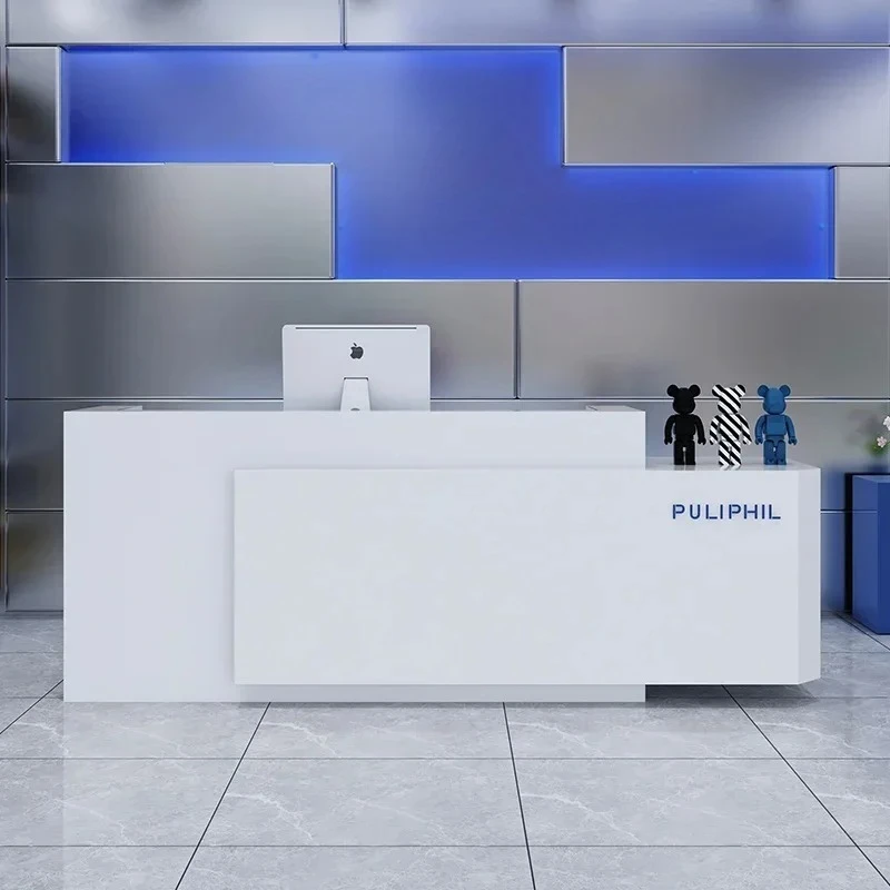 Standing Cashier Table Register Reception Desk Store Simple Counter Reception Desk Cabinet Lectern Luxury Furniture