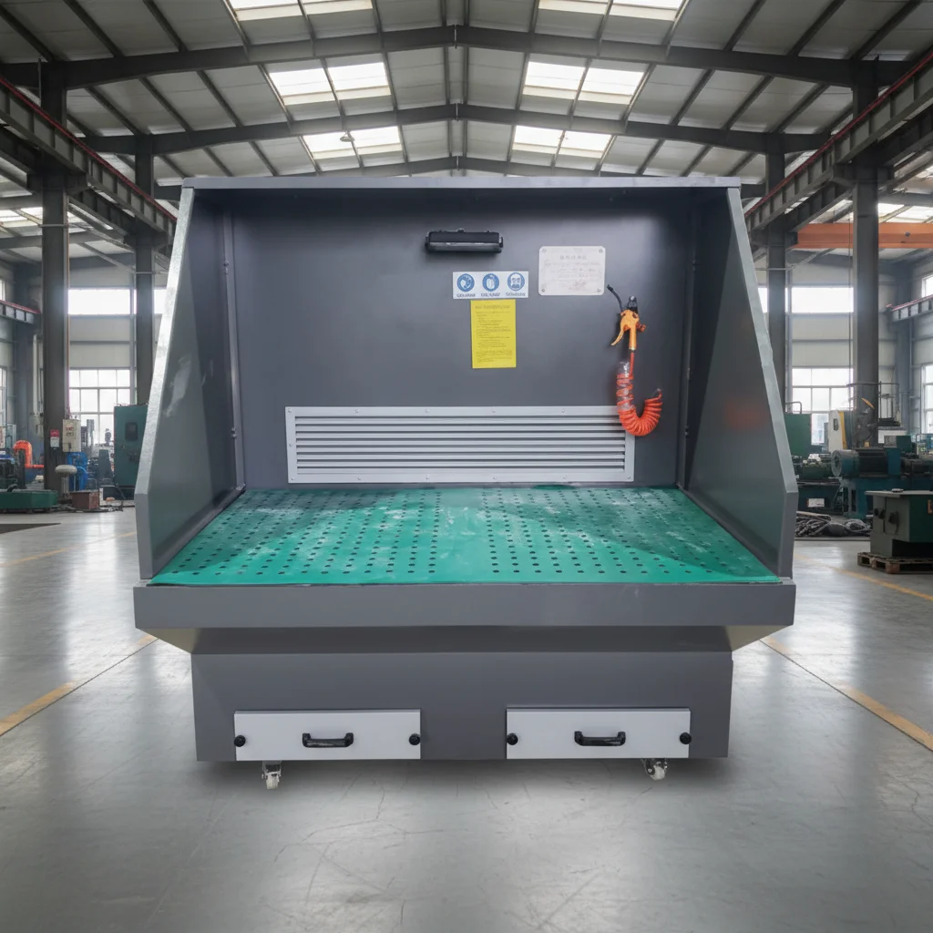 

Dust-collecting Portable Grinding Workbench, New Design Under-suction Workbench for Construction and Farm Grinding