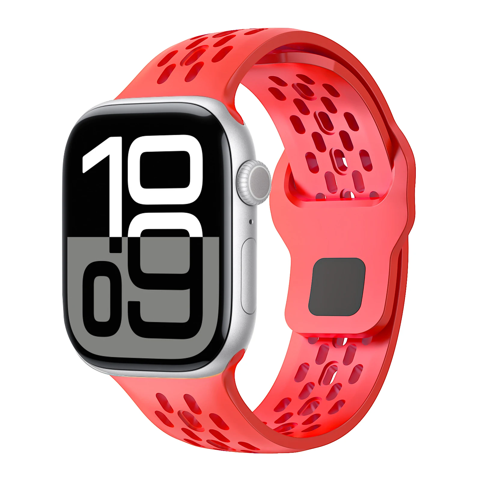 Silikonarmband für Apple Watch-Armbänder 46 mm 45 mm 44 mm 42 mm 41 mm 40 mm 38 mm Sport-Correa-Armband iWatch-Serie 11 10 9 8 7 6 SE 5 4